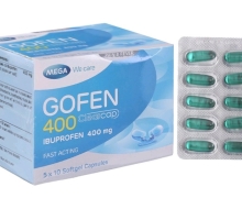 Gofen Ibuprofen 400mg (mega)(hộp/50v)