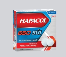 DHG SỦI HAPACOL 650mg (4 vỉ x 4 viên) (hộp)