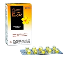 VITAMIN E 400 OPC.( hộp/40v)