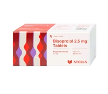 Bisoprolol 2.5mg Tablets(3 vỉ x 10 viên)