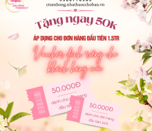 CHƯƠNG TRÌNH KHUYỄN MÃI CHO ĐƠN HÀNG ĐẦU TIÊN