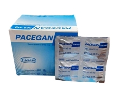Sủi hạ sốt PACEGAN 500mg (hộp/100 viên)(hasan)