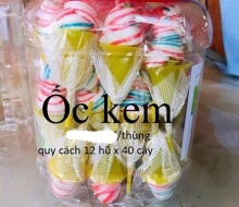 Kẹo cứng Ốc kem(hũ /50 cây