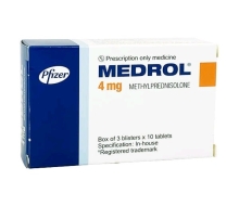 Medrol 4mg(3 vỉ x 10 viên) (hộp)