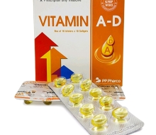 VITAMIN A-D (10 vỉ x10 viên).PP.pharco. (hộp)