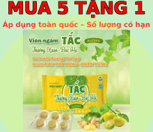 Viên ngậm Tắc thường xuân -bạc hà(bịch/6v)